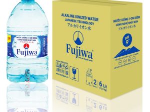 Nước uống ion kiềm Fujiwa 6L 2 Bình Thùng (Có vòi)